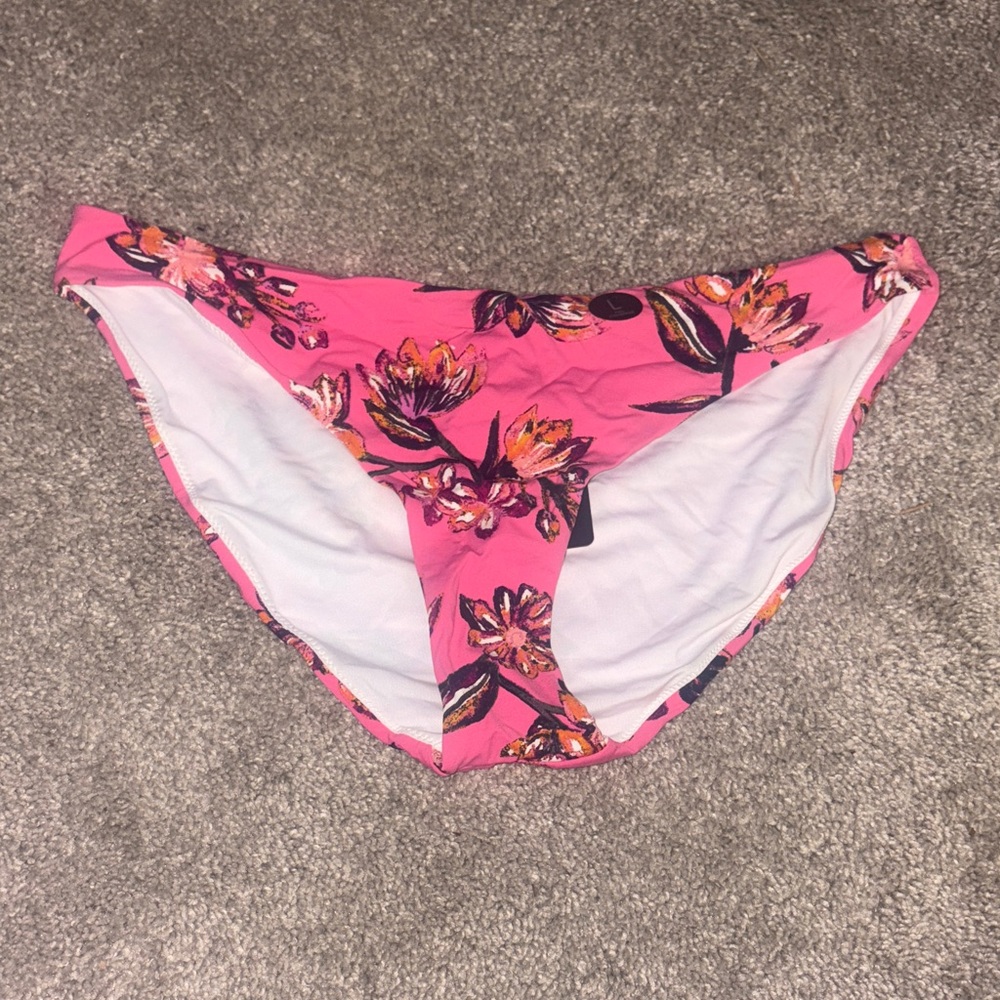 Cotton On Pink Floral Bikini Bottoms new
